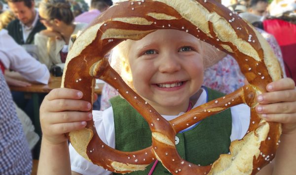 Kid celebrating Oktoberfest 